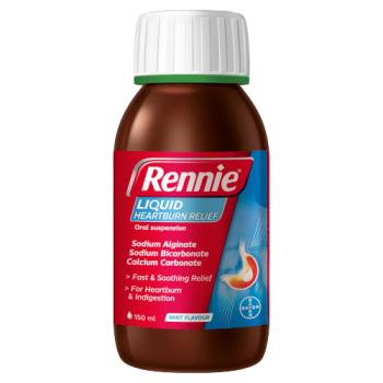 Rennie Liquid Heartburn Relief Mint Flavour 150ml
