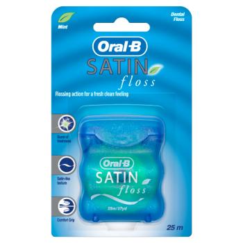 Oral-B Satin Dental Floss Mint 25m 