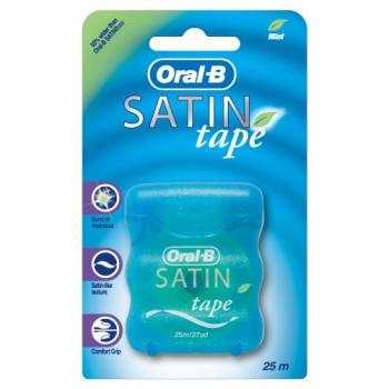 Oral-B Satin Tape Dental Floss Mint 25m 
