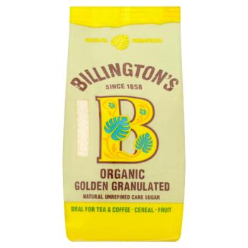 Billington's Organic Golden Granulated Natural Unrefined Cane Sugar 500g