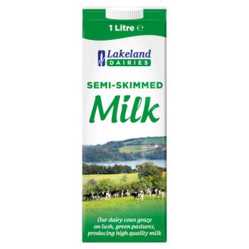 Lakeland Dairies Semi-Skimmed Milk 1LT