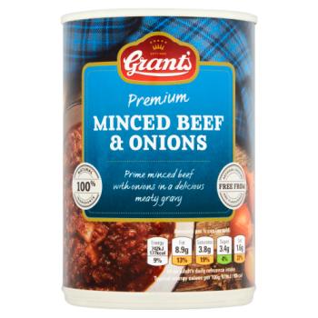 Grant's Premium Minced Beef & Onions 392g