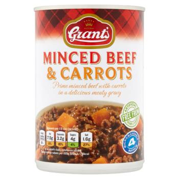 Grant's Minced Beef & Carrots 392g