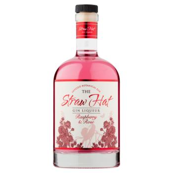 The Straw Hat Gin Liqueur Raspberry & Rose 50cl
