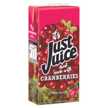 Just Juice Cranberries Juice Drink 1 Litre