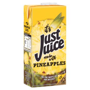 Just Juice 100% Pure Pineapples Juice From Concentrate 1 Litre
