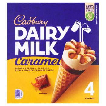 Cadbury Dairy Milk Caramel 4 x 100ml (400ml)