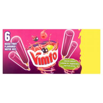 Vimto Mixed Fruit Ice Lollies 6 x 45ml