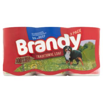 Brandy Traditional Loaf with Beef 3 x 395g