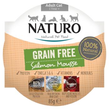 Naturo Grain Free Salmon Mousse Adult Cat 1 Year + 85g