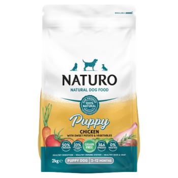 Naturo Natural Dog Food Chicken with Sweet Potato & Vegetables Puppy Dog 2-12 Months 2kg