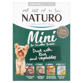 Naturo Natural Pet Food Duck with Rice and Vegetables Adult Dog 1 to 7 Years 150g