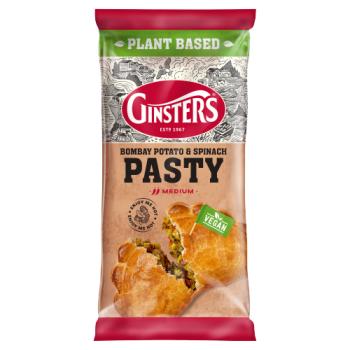 Ginsters Bombay Potato & Spinach Pasty 180g