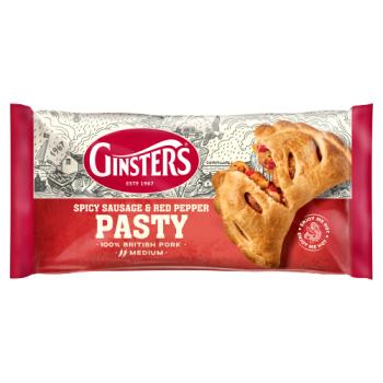 Ginsters Spicy Sausage & Red Pepper Pasty 180g