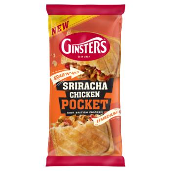Ginsters Sriracha Chicken Pocket 100g