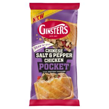 Ginsters Chinese Salt & Pepper Chicken Pocket 100g
