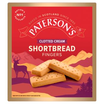 Paterson's Shortbread Fingers Clotted Cream 300g