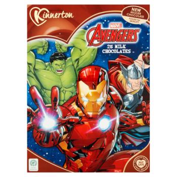 Kinnerton Marvel Avengers Advent Calendar with 24 Milk Chocolates 90g