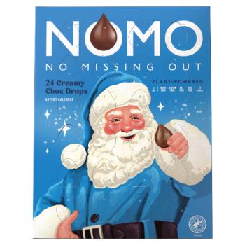 Nomo 24 Creamy Choc Drops Advent Calendar 70g