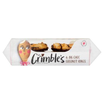 Mrs Crimble's 6 Big Choc Coconut Rings 200g