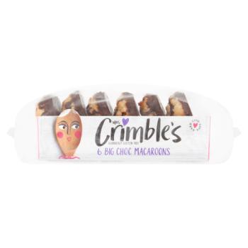 Mrs Crimble's 6 Big Choc Macaroons 225g