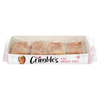 Mrs Crimble's 4 Big Bakewell Slices 200g