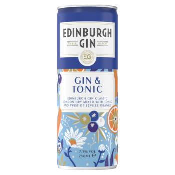 EDINBURGH GIN London Dry Gin and Tonic 250ml