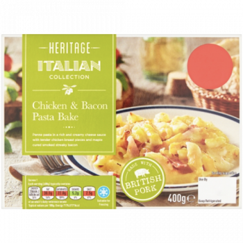 Heritage Italian Collection Chicken & Bacon Pasta Bake 400g