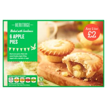 Heritage Apple Pie 6pk 2f&#163;2