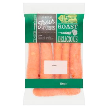Heritage Fresh Carrots 500g