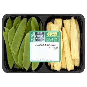 Mangetout & Babycorn 180g