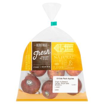 Heritage Fresh Fruit 6 Kids Pack Apples