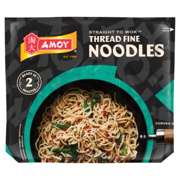 Amoy Straight to Wok Thread Fine Noodles 2 x 150g (300g)