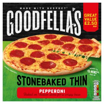 Goodfella's Stonebaked Thin Pepperoni 332g