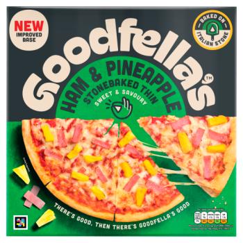 Goodfella's Ham & Pineapple Stonebaked Thin 365g