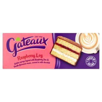 Gateaux Raspberry Log 215g