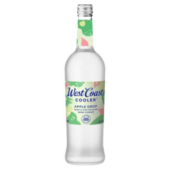 West Coast Cooler Apple Drop Apple & Lime Flavoured Wine Cooler 750ml