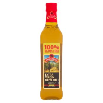 Don Carlos Finest Extra Virgin Olive Oil 500ml + 100% Extra Free