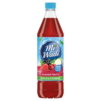 MiWadi No Added Sugar Summer Fruits with B & D Vitamins 1L