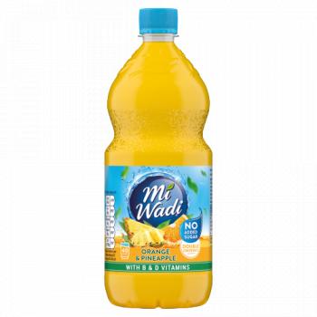 MiWadi Double Concentrate Orange & Pineapple No Added Sugar Squash 1L