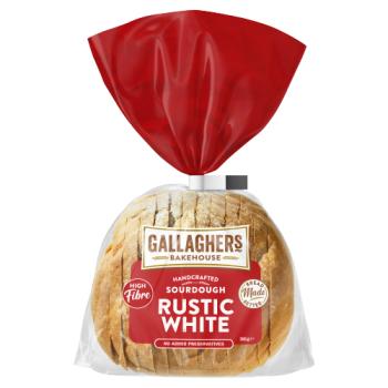 Gallaghers Bakehouse Sourdough Rustic White 380g