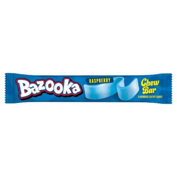 Bazooka Raspberry Chew Bar Flavoured Chewy Candy 14g