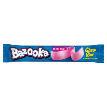 Bazooka Tutti Frutti Chew Bar Flavoured Chewy Candy 14g