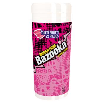 Bazooka Tutti Frutti and Raspberry Flavour Sugar Free Gum 30.8g