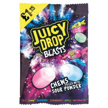 Juicy Drop Blasts Chews Filled with Sour Powder 120g