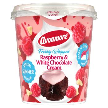 Avonmore Special Summer Edition Freshly Whipped Raspberry & White Chocolate Cream 350ml