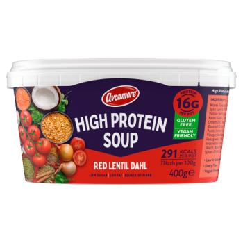 Avonmore Red Lentil Dahl High Protein Soup 400g