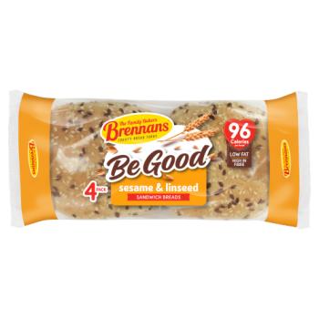 Brennans Be Good 4 Sesame & Linseed Sandwich Breads 160g