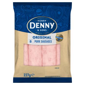 Henry Denny & Sons 8 Original Pork Sausages 227g