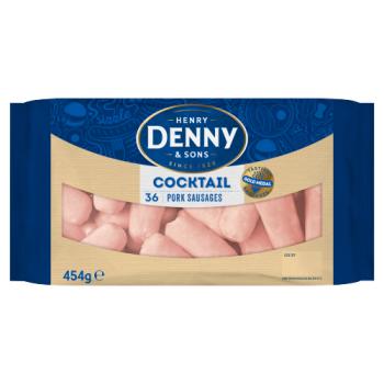 Henry Denny & Sons 36 Cocktail Pork Sausages 454g